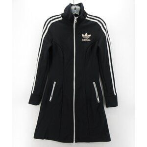 Adidas Jacket Small Originals Track Dress Long Coat Y2K Full Zip